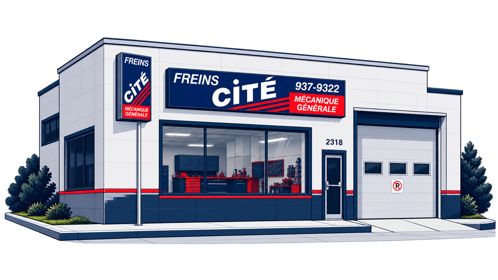 Façade de Freins Cité